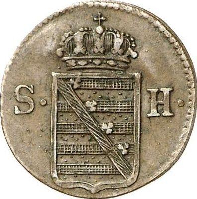 Obverse Heller 1812 -  Coin Value - Saxe-Hildburghausen, Frederick