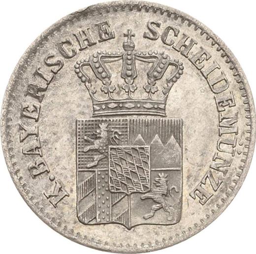 Obverse 3 Kreuzer 1868 - Silver Coin Value - Bavaria, Ludwig II