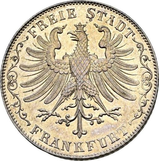 Obverse Gulden 1853 - Silver Coin Value - Frankfurt am Main, Free City
