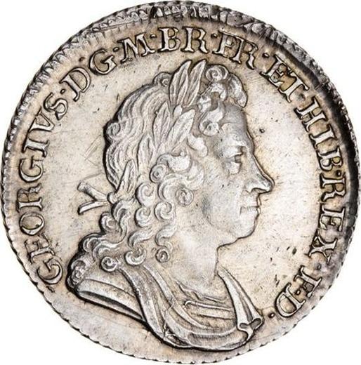 Obverse Shilling 1715 "First draped bust" - Silver Coin Value - United Kingdom, George I
