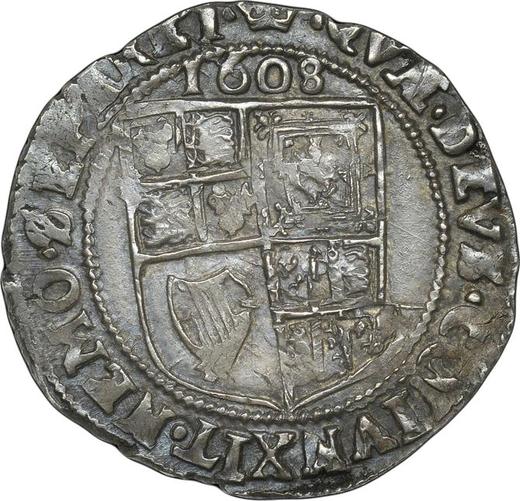 Reverse Sixpence 1608 "Fourth bust" - Silver Coin Value - United Kingdom, James I