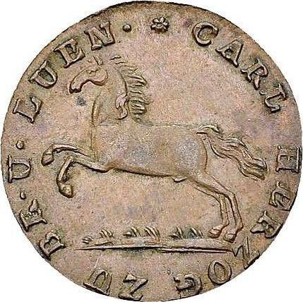 Avers 1 Pfennig 1824 CvC - Münze Wert - Braunschweig-Wolfenbüttel, Karl II