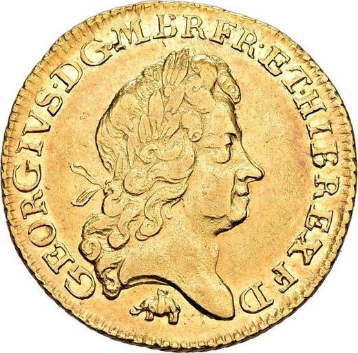 Obverse Guinea 1726 "Fifth laureate bust" Elephant and castle - Gold Coin Value - United Kingdom, George I