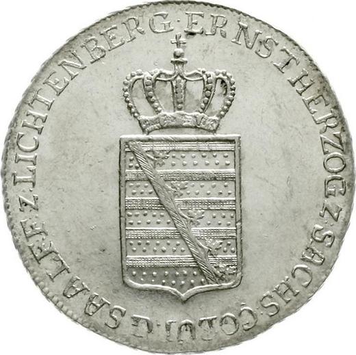 Obverse 20 Kreuzer 1825 S - Silver Coin Value - Saxe-Coburg-Saalfeld, Ernest I