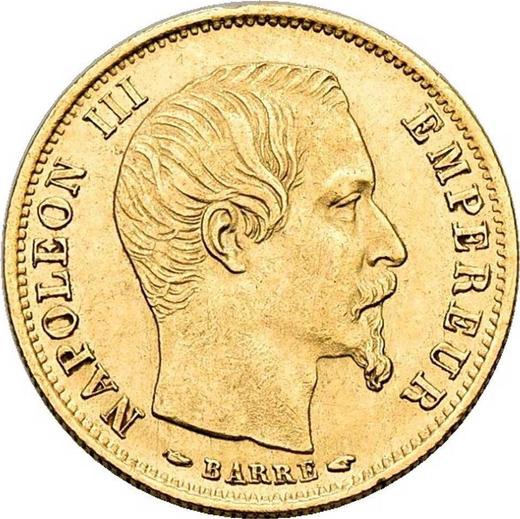 Avers 10 Franken 1854 A "Kleiner Durchmesser" Geriffelter Rand - Goldmünze Wert - Frankreich, Napoleon III
