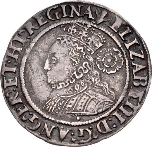 Obverse Sixpence 1564 "Third issues" Large portrait - Silver Coin Value - United Kingdom, Elizabeth I