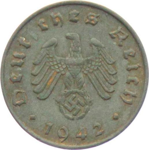 Reverse 10 Reichspfennig 1942 E "Type 1940-1945" -  Coin Value - Germany, Third Reich