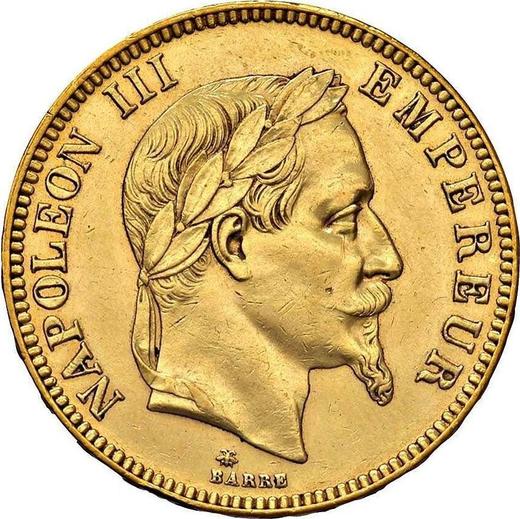 Obverse 100 Francs 1869 A "Type 1862-1870" - Gold Coin Value - France, Napoleon III