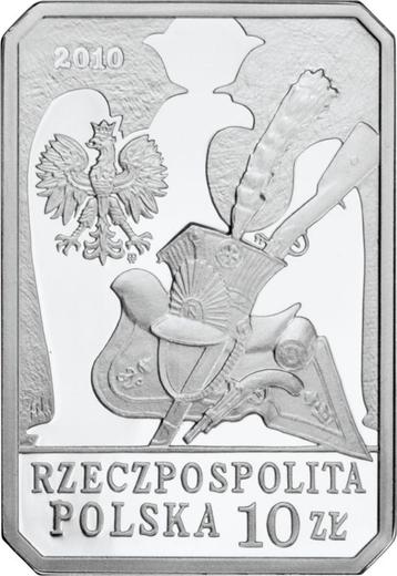 Avers 10 Zlotych 2010 MW AN "Chevau-Leger" - Silbermünze Wert - Polen, III Republik Polen nach Stückelung