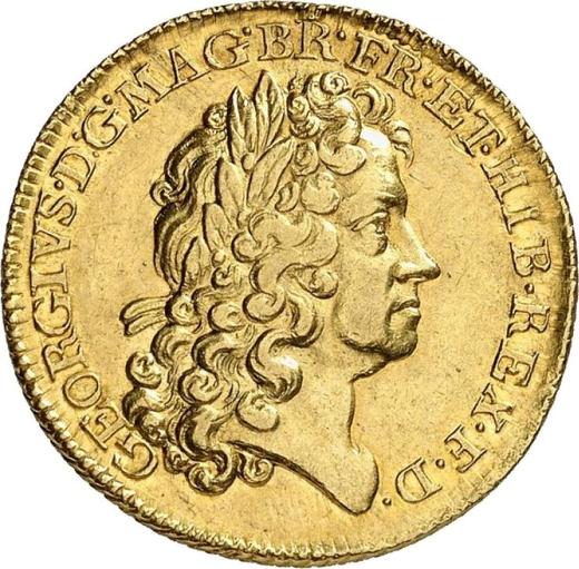 Obverse Guinea 1714 "First laureated bust" - Gold Coin Value - United Kingdom, George I