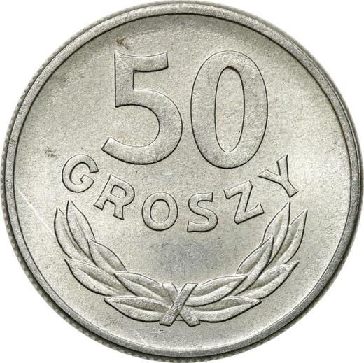 Rewers monety - 50 groszy 1957 - cena monety - Polska, PRL