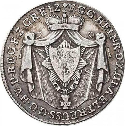 Obverse 1/6 Thaler 1808 L - Silver Coin Value - Reuss-Greiz, Heinrich XIII