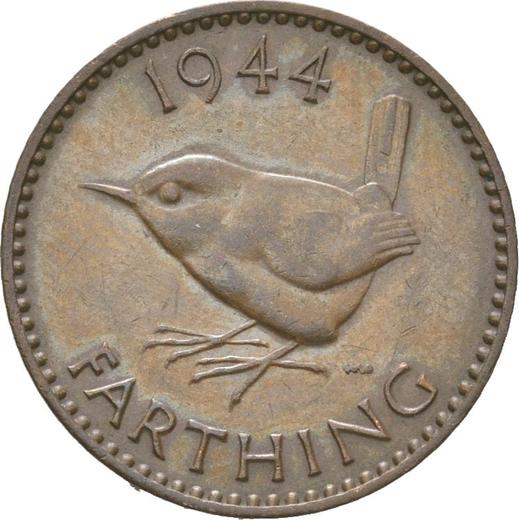 Reverse Farthing 1944 HP -  Coin Value - United Kingdom, George VI