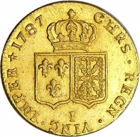 Reverse Double Louis d'Or 1787 I - Gold Coin Value - France, Louis XVI