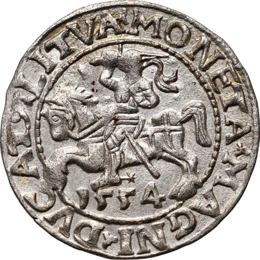 Revers 1/2 Groschen 1554 "Litauen" - Silbermünze Wert - Polen, Sigismund II August