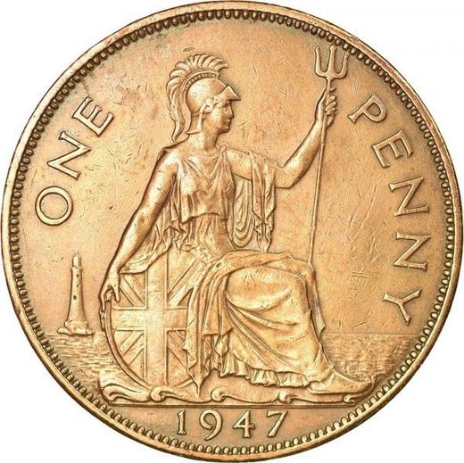 Reverse Penny 1947 HP "Type 1937-1948" -  Coin Value - United Kingdom, George VI