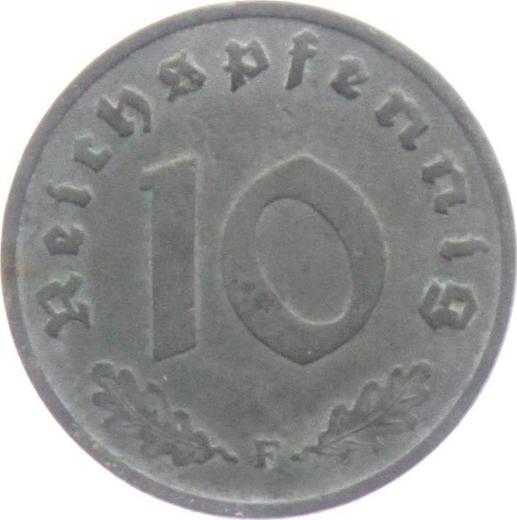 Anverso 10 Reichspfennigs 1940 F "Tipo 1940-1945" - valor de la moneda  - Alemania, Alemania nazi