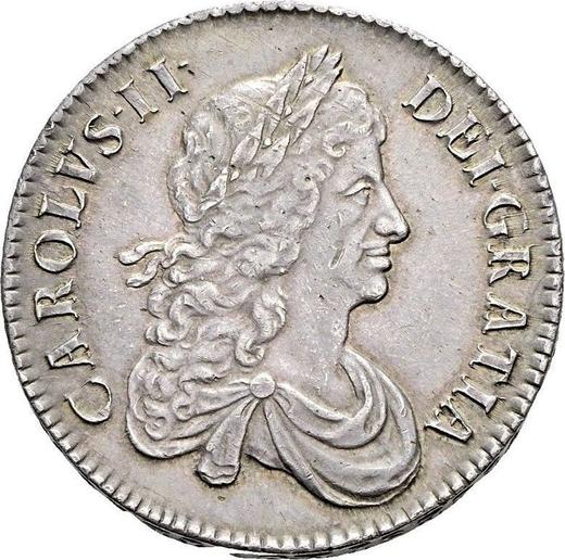 Obverse Crown 1671 "Second laureate bust" - Silver Coin Value - United Kingdom, Charles II