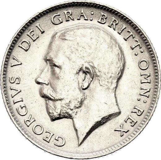Obverse Sixpence 1919 - Silver Coin Value - United Kingdom, George V