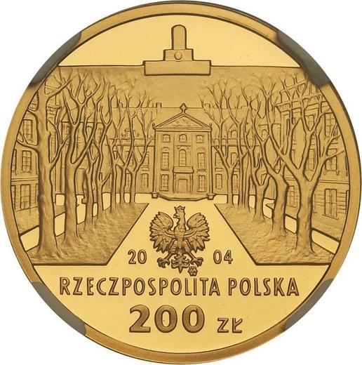 Obverse 200 Zlotych 2004 MW NR "100th Anniversary of Fine Arts Academy" - Gold Coin Value - Poland, III Republic after denomination