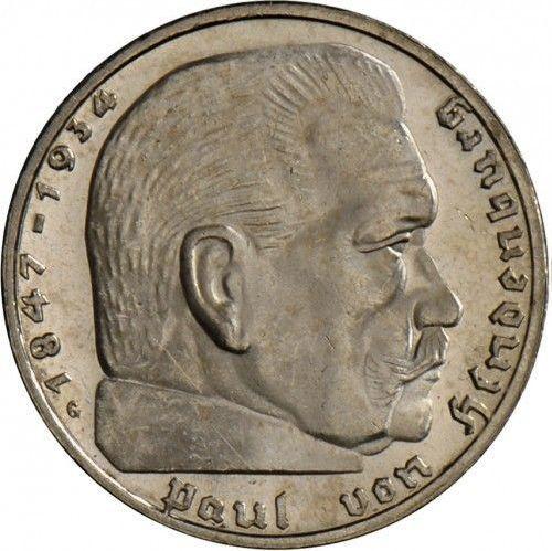 Avers 2 Reichsmark 1937 G "Typ 1936-1939" - Silbermünze Wert - Deutschland, Drittes Reich