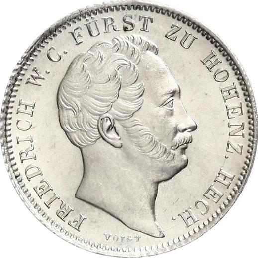 Аверс монеты - 1/2 гульдена 1847 года - цена серебряной монеты - Гогенцоллерн-Гехинген, Фридрих Вильгельм Константин