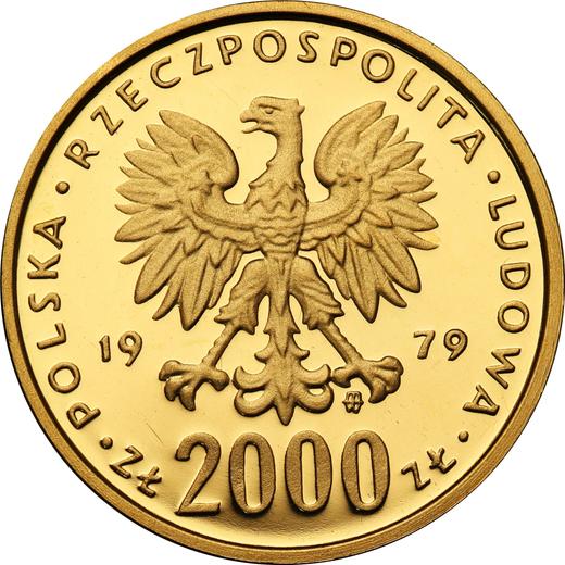 Avers 2000 Zlotych 1979 MW "Marie Skłodowska-Curie" Gold - Goldmünze Wert - Polen, Volksrepublik Polen