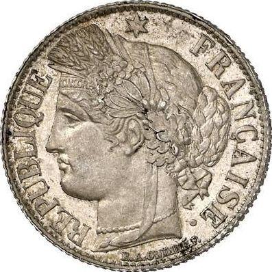 Obverse 1 Franc 1871 A "Type 1871-1895" - Silver Coin Value - France, Third Republic