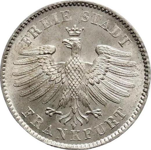 Obverse 6 Kreuzer 1838 - Silver Coin Value - Frankfurt am Main, Free City