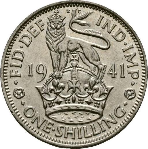 Reverse Shilling 1941 HP "Type 1937-1946" - Silver Coin Value - United Kingdom, George VI