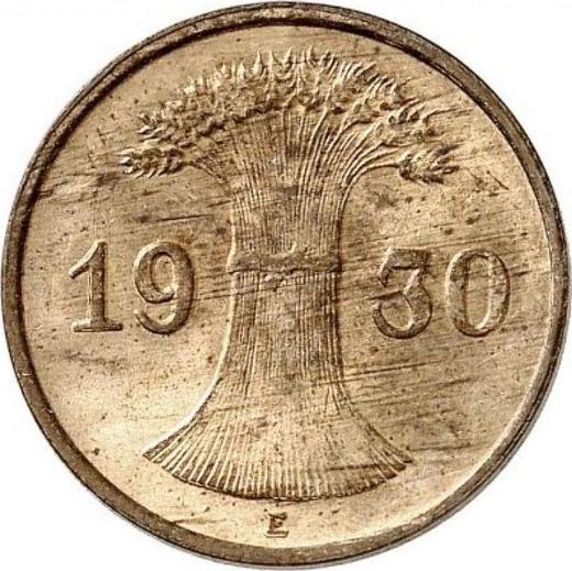 Reverse 1 Reichspfennig 1930 E -  Coin Value - Germany, Weimar Republic