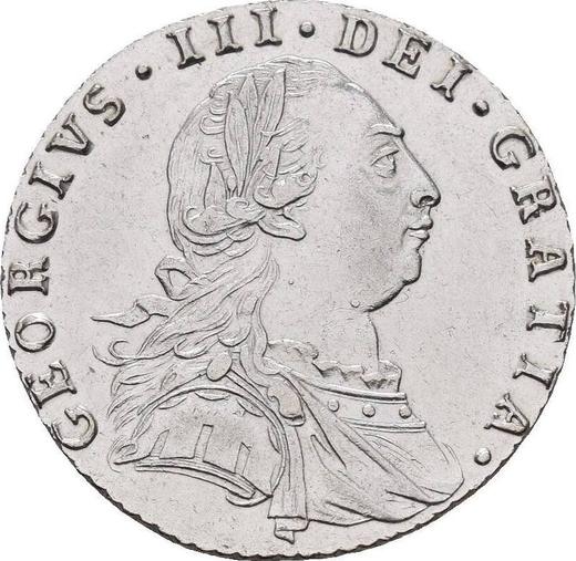Obverse Sixpence 1787 - Silver Coin Value - United Kingdom, George III