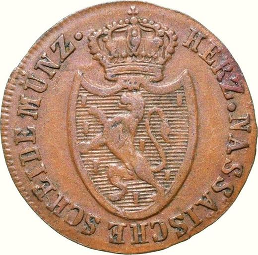 Obverse 1/4 Kreuzer 1810 L -  Coin Value - Nassau, Frederick Augustus