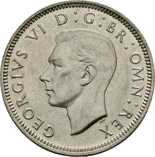 Obverse Shilling 1941 HP "Type 1937-1946" - Silver Coin Value - United Kingdom, George VI