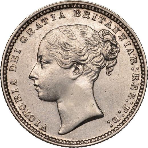 Obverse Shilling 1871 - Silver Coin Value - United Kingdom, Victoria
