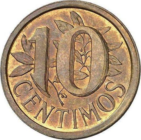 Reverse Pattern 10 Céntimos 1937 -  Coin Value - Spain, II Republic