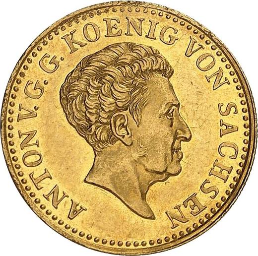 Obverse Ducat 1832 S - Gold Coin Value - Saxony-Albertine, Anthony