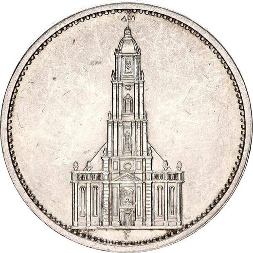 Obverse 5 Reichsmark 1935 F "Garrison Church (undated)" - Silver Coin Value - Germany, Third Reich