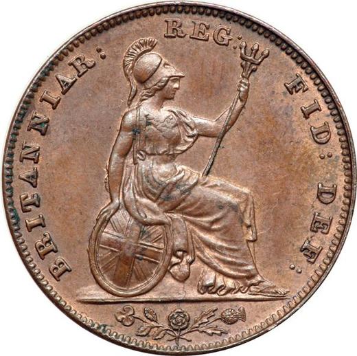 Rewers monety - 1 farthing 1841 WW - cena monety - Wielka Brytania, Wiktoria