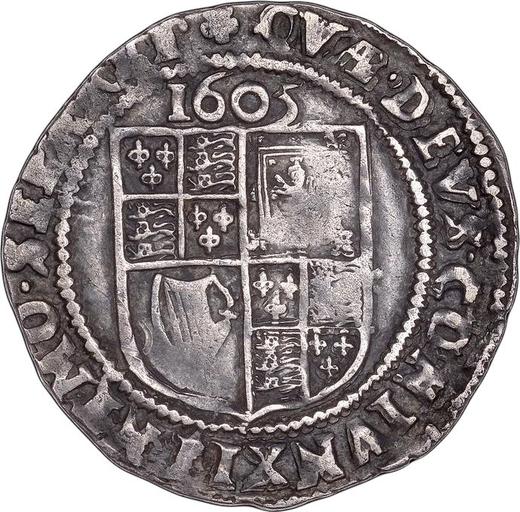 Reverse Sixpence 1605 "Fourth bust" - Silver Coin Value - United Kingdom, James I