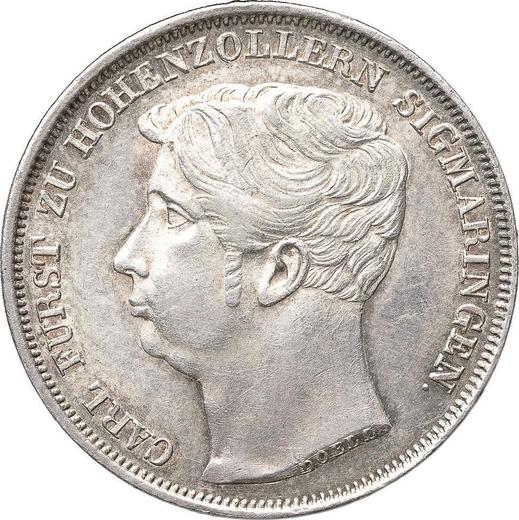 Avers Gulden 1839 - Silbermünze Wert - Hohenzollern-Sigmaringen, Karl