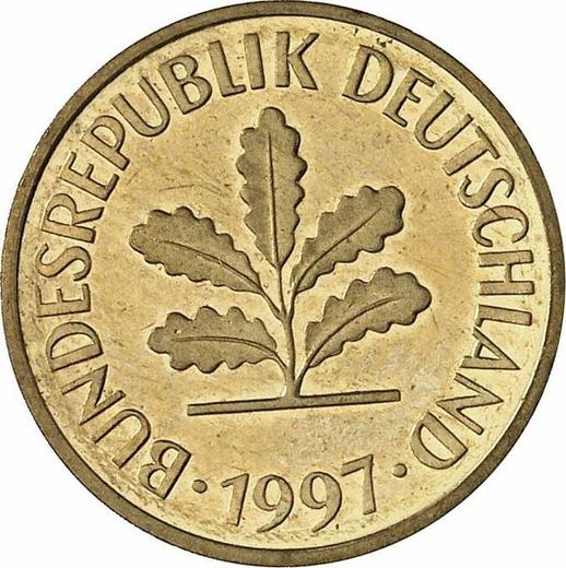 Reverse 5 Pfennig 1997 A - Coin Value - Germany, FRG