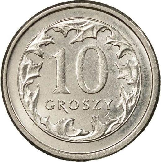 Reverse 10 Groszy 2000 MW -  Coin Value - Poland, III Republic after denomination