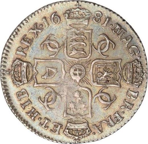 Reverse Sixpence 1681 - Silver Coin Value - United Kingdom, Charles II