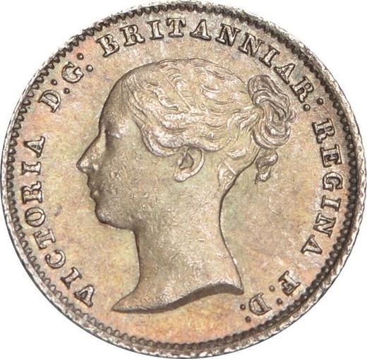 Awers monety - 4 pensy 1855 "Typ 1837-1862" - cena srebrnej monety - Wielka Brytania, Wiktoria