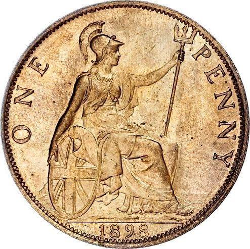Reverse Penny 1898 TB "Type 1895-1901" -  Coin Value - United Kingdom, Victoria