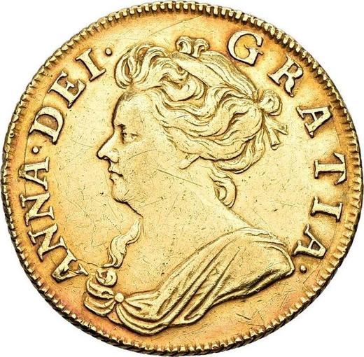 Avers 1 Guinee 1707 "Erster Porträttyp" Nach der Vereinigung - Goldmünze Wert - Großbritannien, Anne