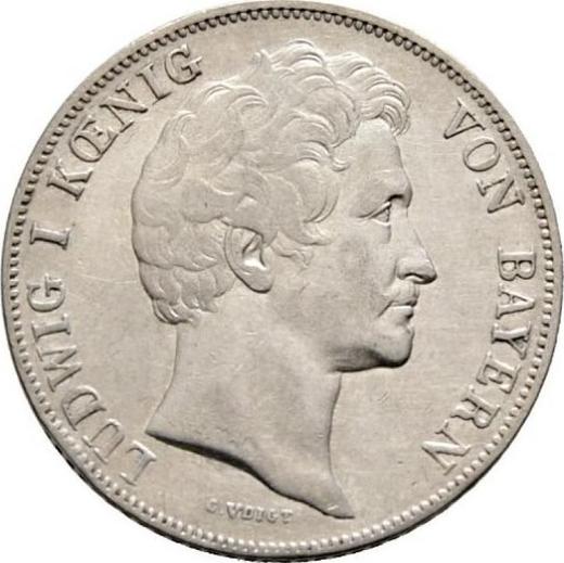 Obverse Gulden 1839 - Silver Coin Value - Bavaria, Ludwig I