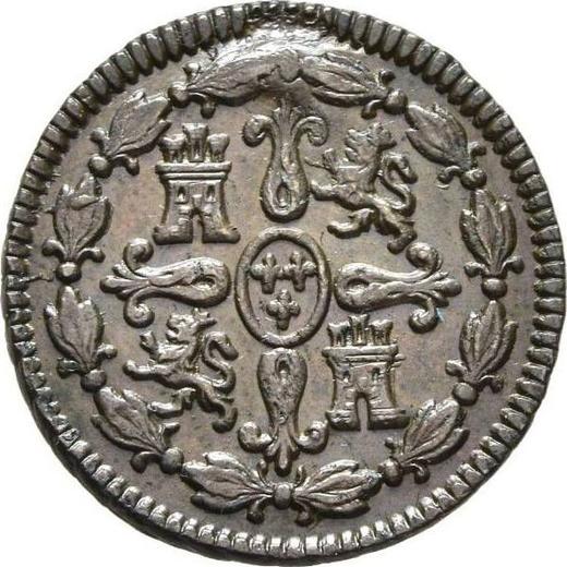 Reverse 4 Maravedís 1802 -  Coin Value - Spain, Charles IV