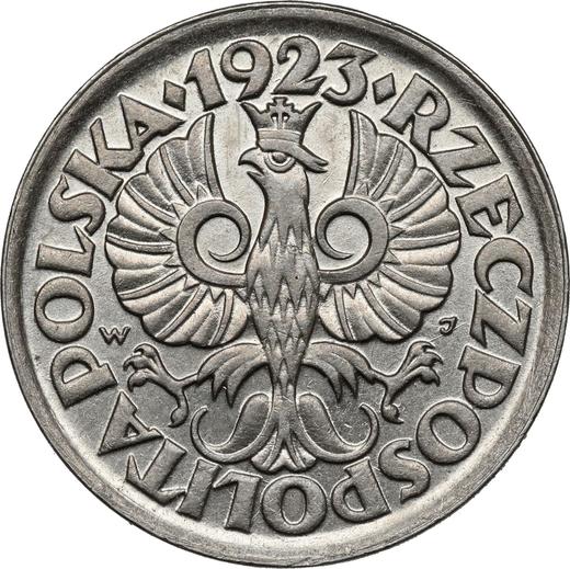 Obverse 10 Groszy 1923 WJ -  Coin Value - Poland, II Republic